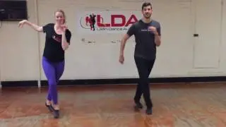 Advanced salsa move #341 - The zig zag running man