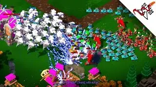 8 Bit Hordes - 4v4 ALL FACTIONS AT WAR | Multiplayer Gameplay