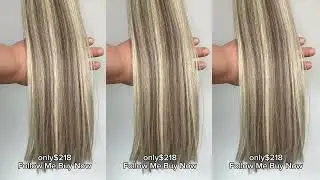 lovebeautywig | 22inch Highlight 18/60 Tape In Hair Extensions Human Hair 150g#tapeins