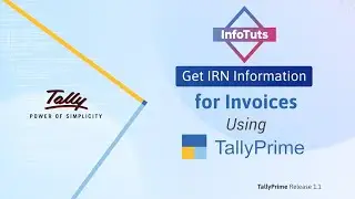 How to Get IRN Info using Tally Prime | I SYS