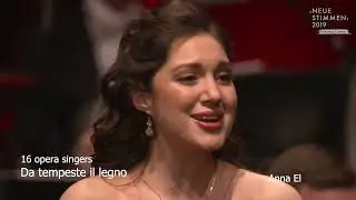 Da tempeste il legno infranto. 16 opera singers.