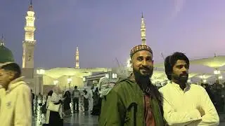 Masjid-E-Nabawi Beautiful Night 🌙 Madinah Sharif ❤️ #shortsfeed #youtube #beautiful #islamicprophet 