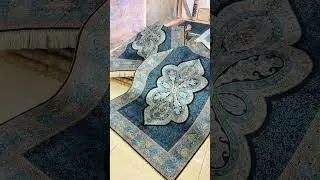 New handmade silk carpets just down from the loom. #persianrug #persiancarpet #yilongcarpet