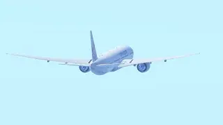 China Airlines Boeing 777-300ER takeoff TPE/RCTP RWY 23L (Infinite Flight)
