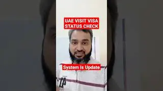 VISIT VISA STATUS CHECK System is Updated #UAE #dubai #visitdubai