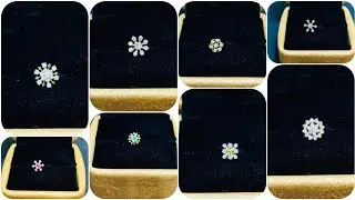 New model gold nose pin design//gold nose pin design for daily wear