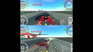 Audi A8 VS Audi RS 6 in car simulator 2#carsimulator2newupdate #trending #gameplay #shorts