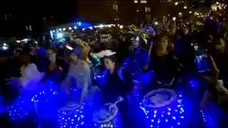 Drumline and Marching Band FogoAzul NYC in the NYC Halloween Parade 2017