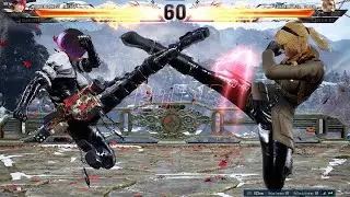 Tekken 8 Anna vs Nina(sisters fighting for revenge)