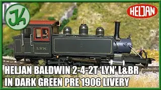 Heljan's Miniature Marvel! Is This the Greatest OO9 Loco of All time? - Baldwin 2-4-2 Review