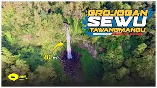 Eloknya Air Terjun Grojogan Sewu Tawangmangu - Karanganyar (Drone Video)