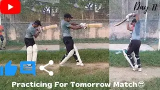 Practicing For Tomorrow Match | How To Practice Cricket Before Match | Anurag Lal