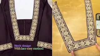 Latest Kurti Neck Design With Lace ✨ Easy Tailoring Step by Step | Trending 2026