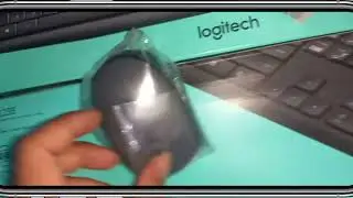 Logitech MK235 Durable,Simple,Wireless, Keyboard and Mouse Combo,Logitech M331 Silent Mouse,Unbxoing