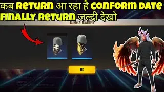 when tribal scarf and asian scarf return in free fire || tribal scarf kab aa raha hai return in ff