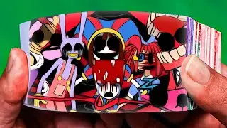 Digital Circus FNF x Pibby Flipbook Animation | Horror Cartoon
