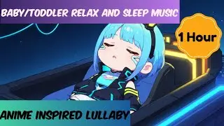 🎶🌌 Anime Starlight Lullabies: Baby Sleep Music & Calming Sensory Visuals for Peaceful Nights 👶🌸✨