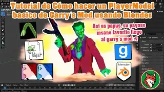 Tutorial de C&oacute;mo hacer un PlayerModel basico de Garry&acute;s Mod usando Blender
