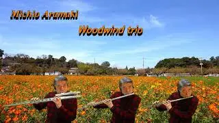 Michio Aramaki Woodwind trio for 3 Flutes (Fl,AFl,BFl)/荒牧道夫 Woodwind trio【フルート３重奏】
