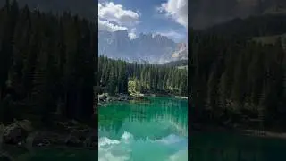 💕💕💕 Lago di Carezza 💕💕💕 #italy #lagos  #lake #nature #mountains #travel #beautiful #view
