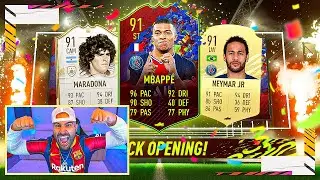 OMG I PACKED RECORD BREAKER MBAPPE AND NEYMAR!!! FIFA 21