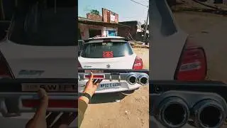 rear diffuser installed in Swift #swift #caraccessories  