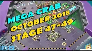 BOOM BEACH, MEGA CRAB OCTOBER 2018, Stage 47-49