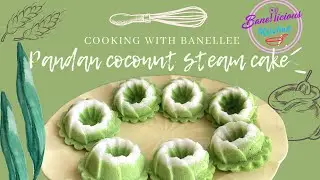 Pandan  Coconut steam cake 🥥 | Kuih Puteri Ayu