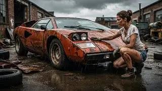 ASMR Car Restoration | Lamborghini Countach LP400 (1976) | Full Rebuild from Abandoned Condition