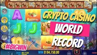 BIG BAS SPLASH 🎣 WORLD RECORD IN A CRYPTO CASINO / MEGA BIG WIN $455K IN BITCOIN 🤑