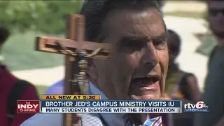 Brother Jed's campus ministry visits IU