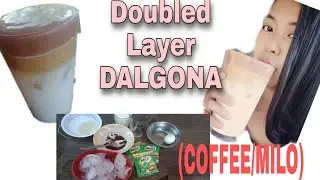 Making Double Layer DALGONA(COFFEE/MILO) Edition