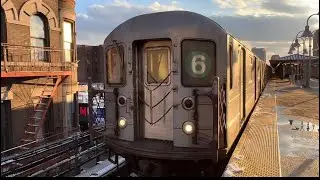 IRT Jerome Avenue Line: (4) Train Action at Burnside Avenue 