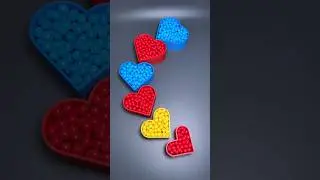 🌈Mesmerizing Bead Reverse Magic ✨Wooden Bowl 📿ASMR Satisfaction #asmr #beadsreverse #marblerunbb