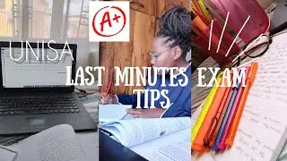 UNISA| Last minutes study tips|4th year LLB student⚖️❤️