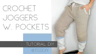 Crochet Joggers with Pockets | Tutorials DIY