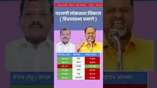 Parbhani loksabha result 2024 assembly wise #marathibreakingnews #breakingnews #marathipolitics