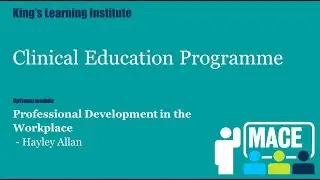 Professional Development in the Workplace