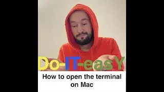 [ENG] How to open the terminal on the mac