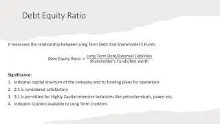 Financial Ratio Analysis - Topic 2 : Solvency Ratio