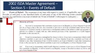 30. 2002 ISDA Master Agreement - Section 5 &ndash; Events of Default