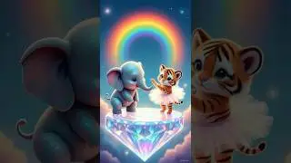 Happy Elephant & Lion #DancingAnimals #AnimatedPets #AIEmotion #MachineLearningPets #FuturePets