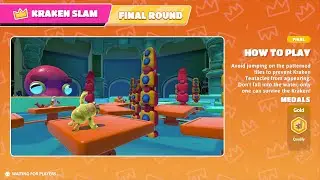 KRAKEN SLAM (FINAL)  - NEW Fallguys season 3 Level  FullGamplay