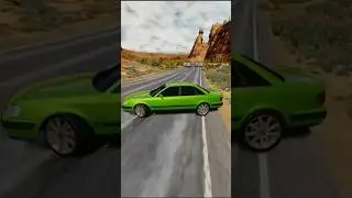Cars Cross Broken Bridge test 😱 #car
