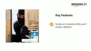 Quba Wireless Smart Security system with Intruder Alarm System/Full HD Camera/Smart Sensors