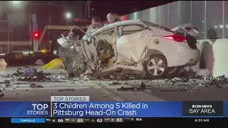 5 die, including 3 children, in horrific wrong-way crash on Highway 4 in Pittsburg