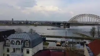 nijmegen waal bridge netherland, closer germany