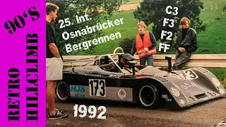 Osnabr&uuml;cker Bergrennen 1992 | REtro MIX | C3-Sportwagen, Formel 3, Formel Ford, Formel 2, Formel V