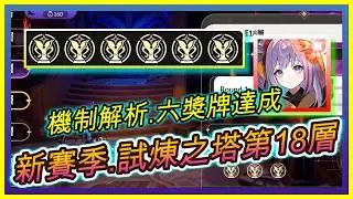[Seven Knights Re:Birth] Sharing 'New Season' Trial Tower Floor 18 | Achieving Six Medals. Mechan...