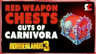 Guts of Carnivora ALL 2 RED CHEST Locations | Borderlands 3 (Secret Weapon Caches)